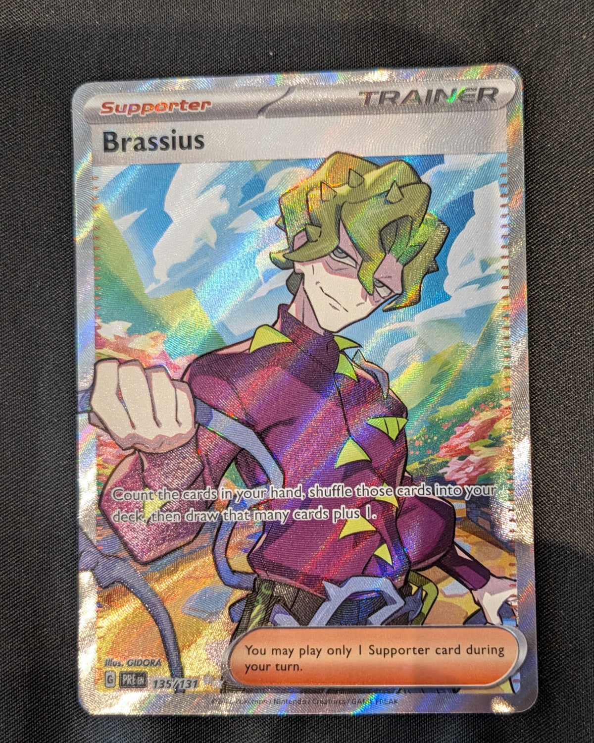 POKEMON SINGLES 135/131 BRASSIUS ENGLISH