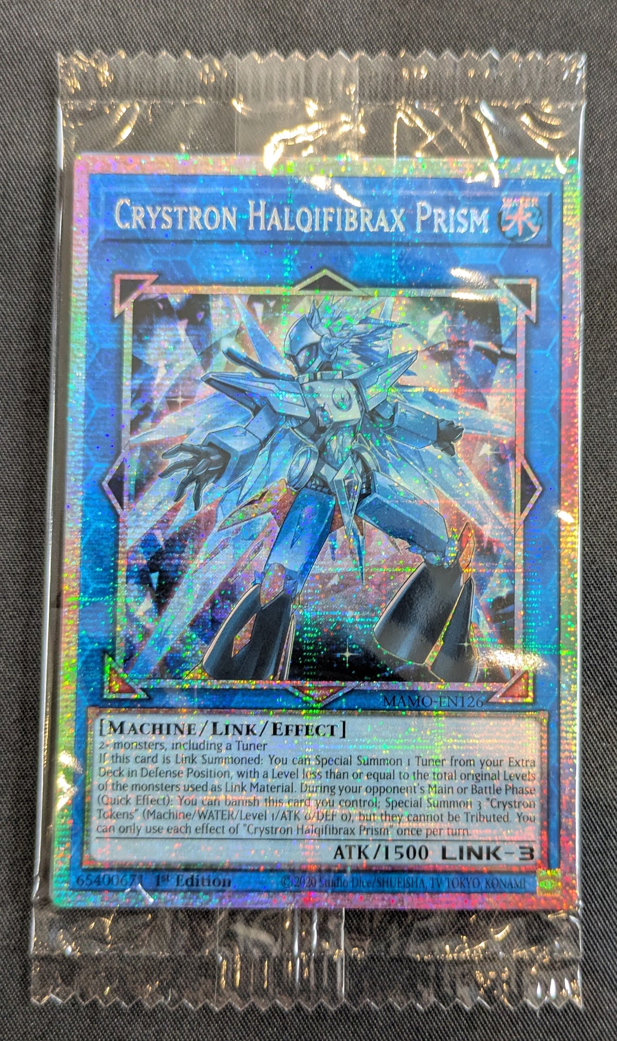 YU-GI-OH! ATK/1500 CRYSTRON HALQIFIBRAC PRISM