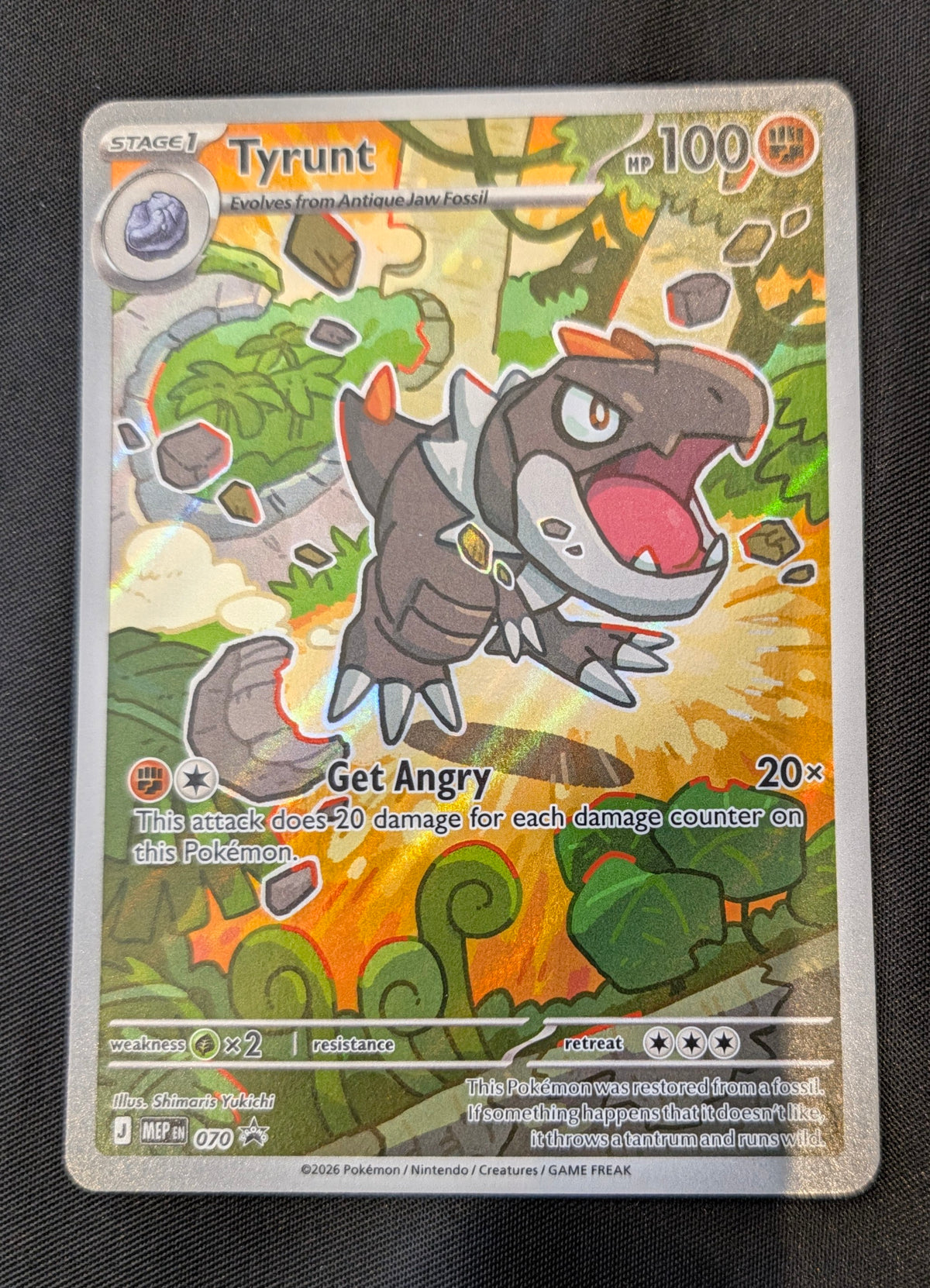 POKEMON SINGLES MEP070 TYRUNT ENGLISH