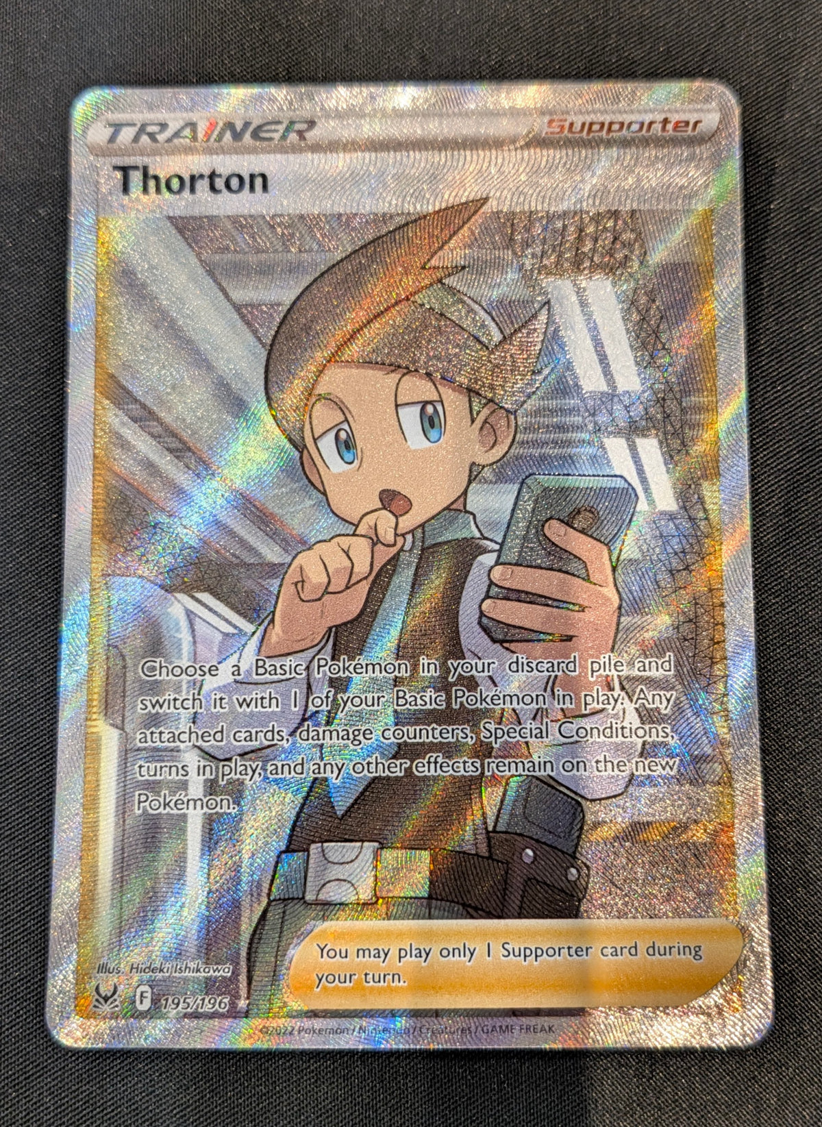 POKEMON SINGLES 195/196 THORTON ENGLISH