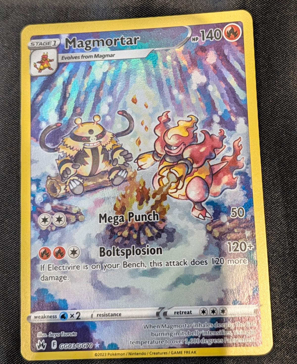 POKEMON SINGLES GG03/GG70 MAGMORTAR ENGLISH