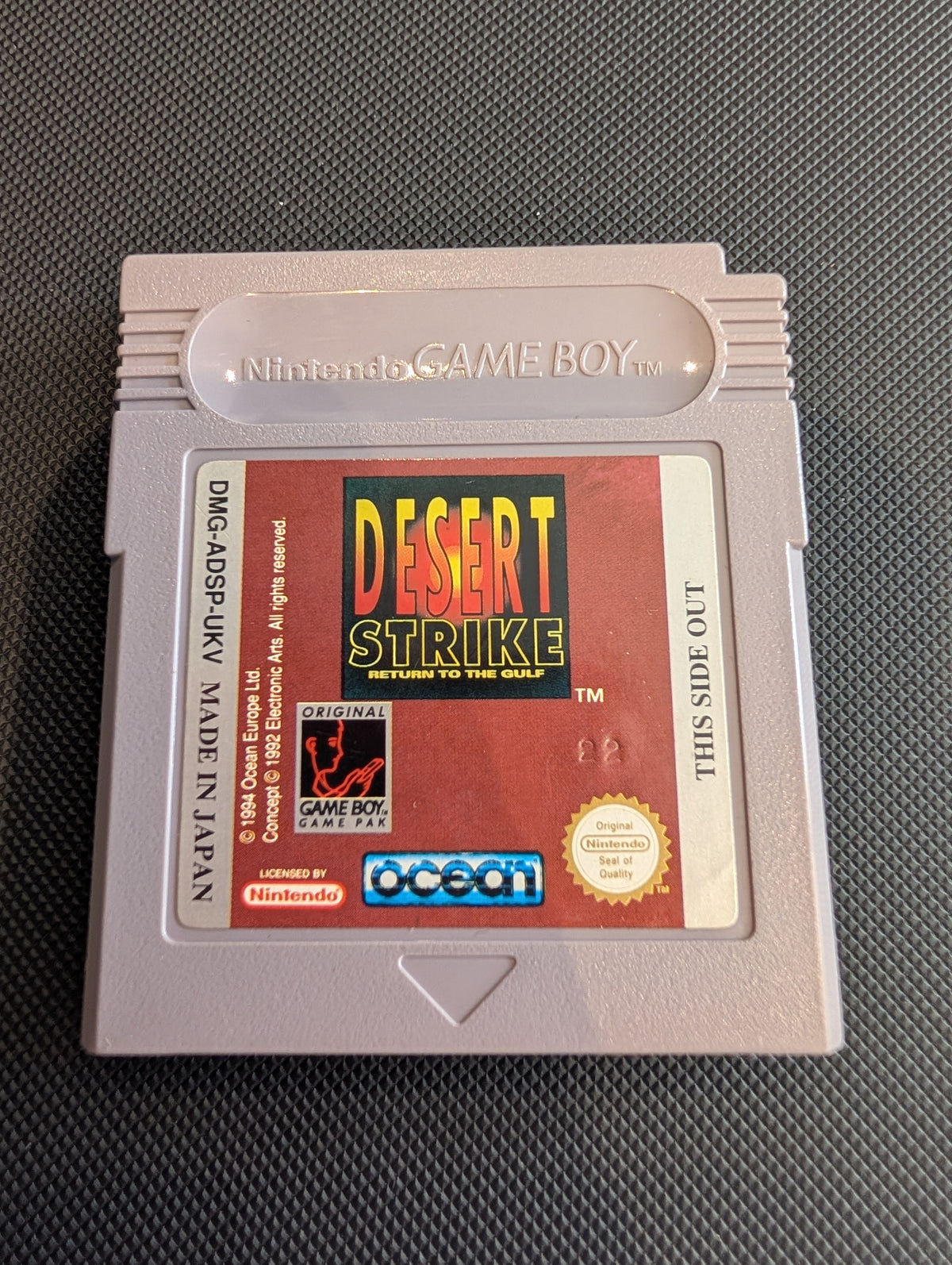 GAME BOY DESERT STRIKE RETURN TO THE GULF