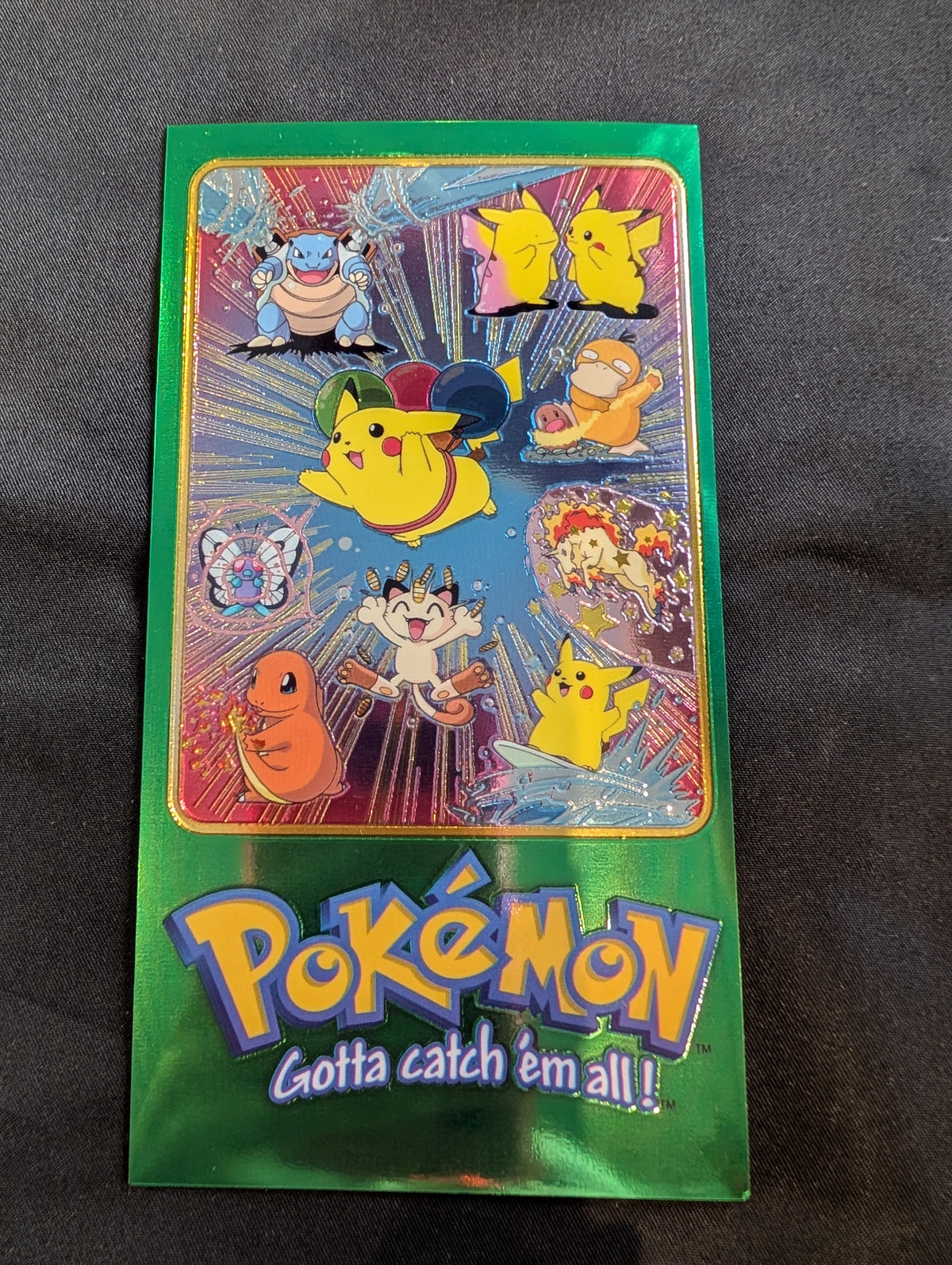 POKEMON TOPPS TV SERIES 2 COMPLETE JUMBO BOX TOPPER SET 5/5 HOLO FOIL OVERSIZED