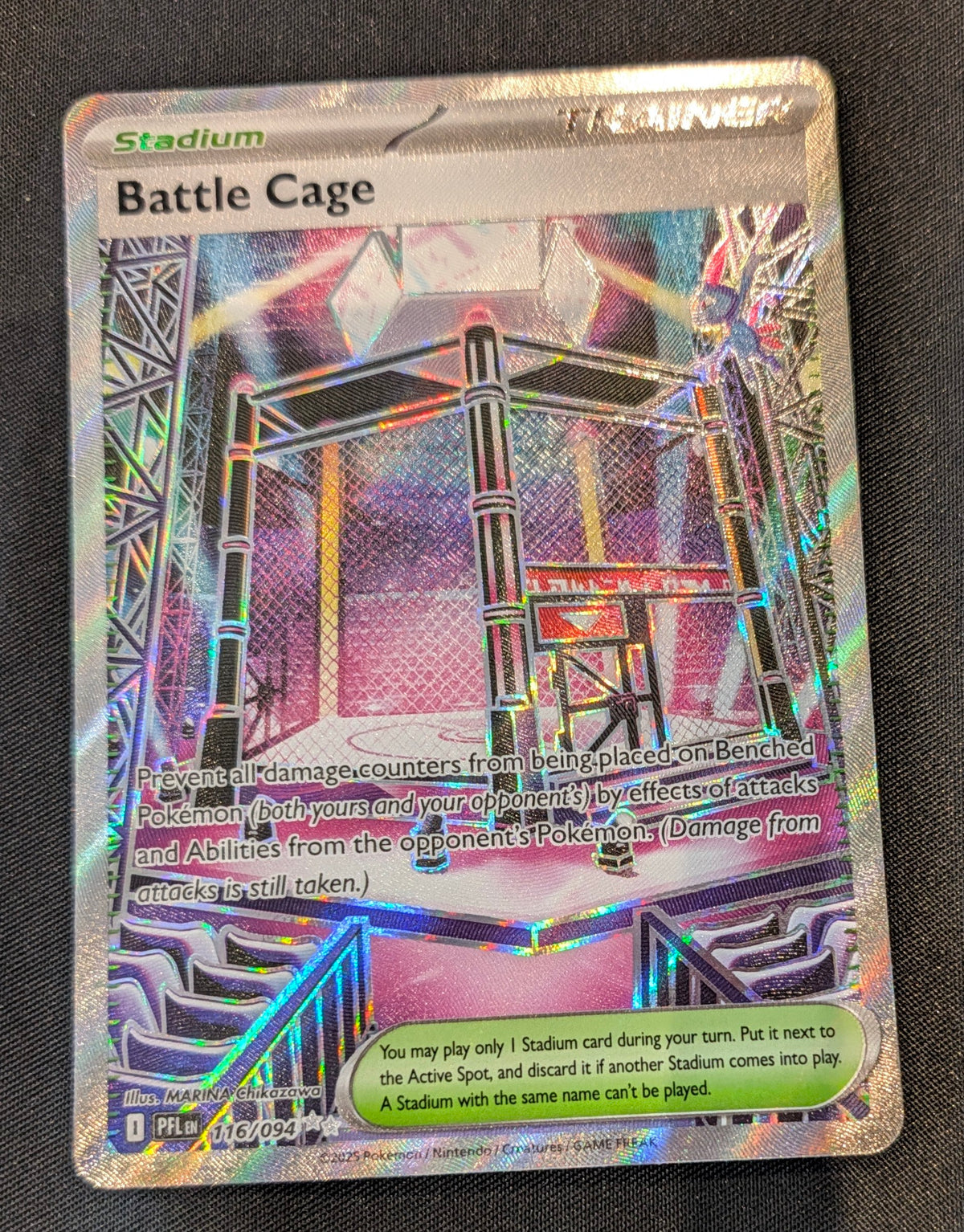 POKEMON SINGLES 116/094 BATTLE CAGE ENGLISH