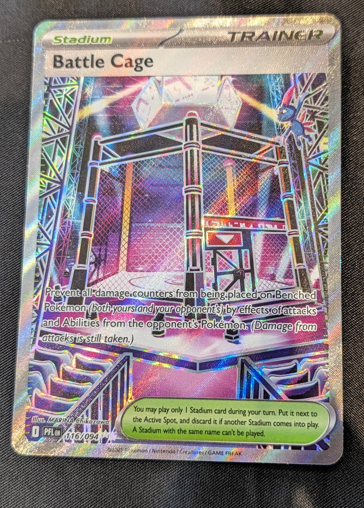POKEMON SINGLES 116/094 BATTLE CAGE ENGLISH