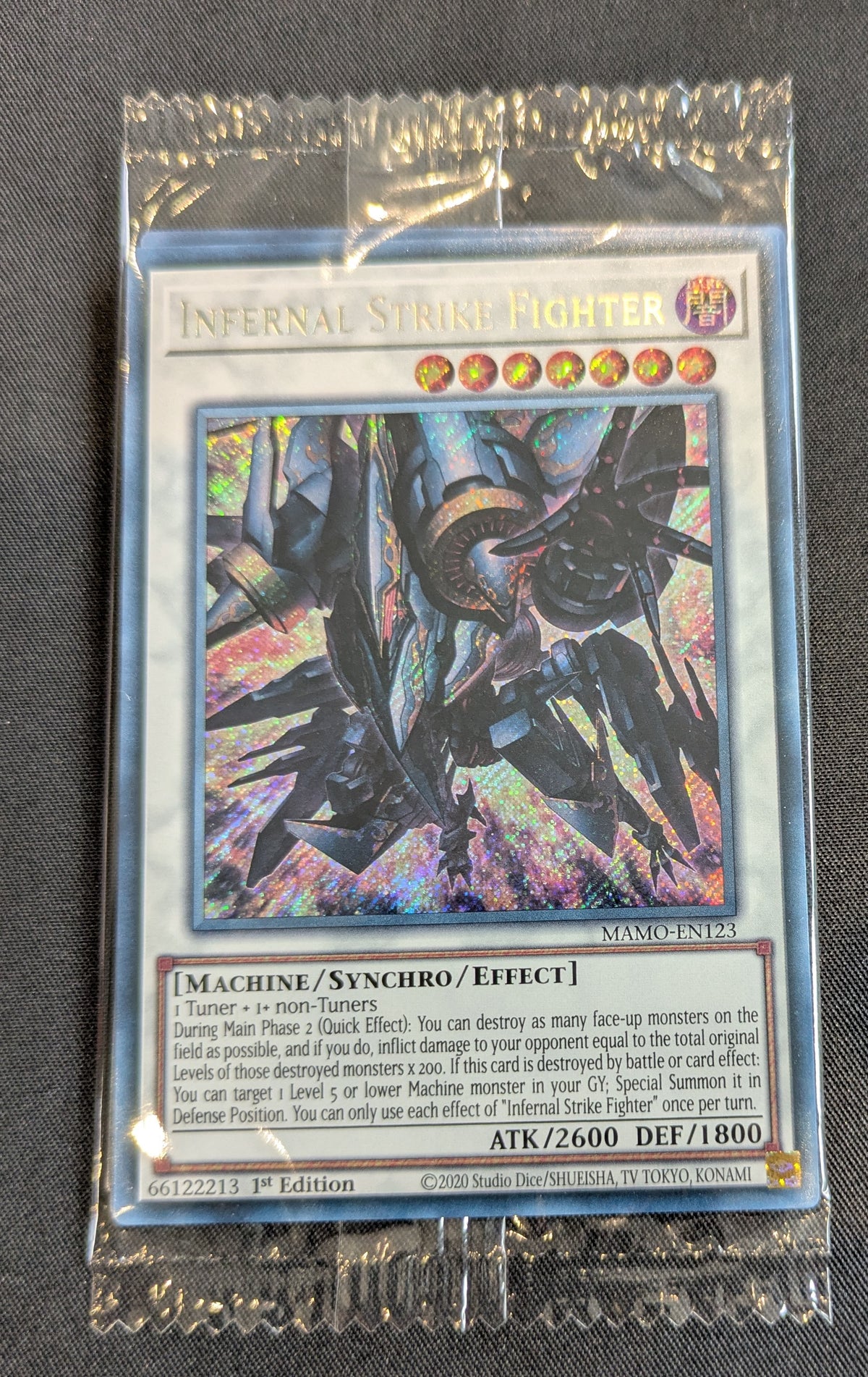 YU-GI-OH! ATK/2600 INFERNAL STRIKE FIGHTER