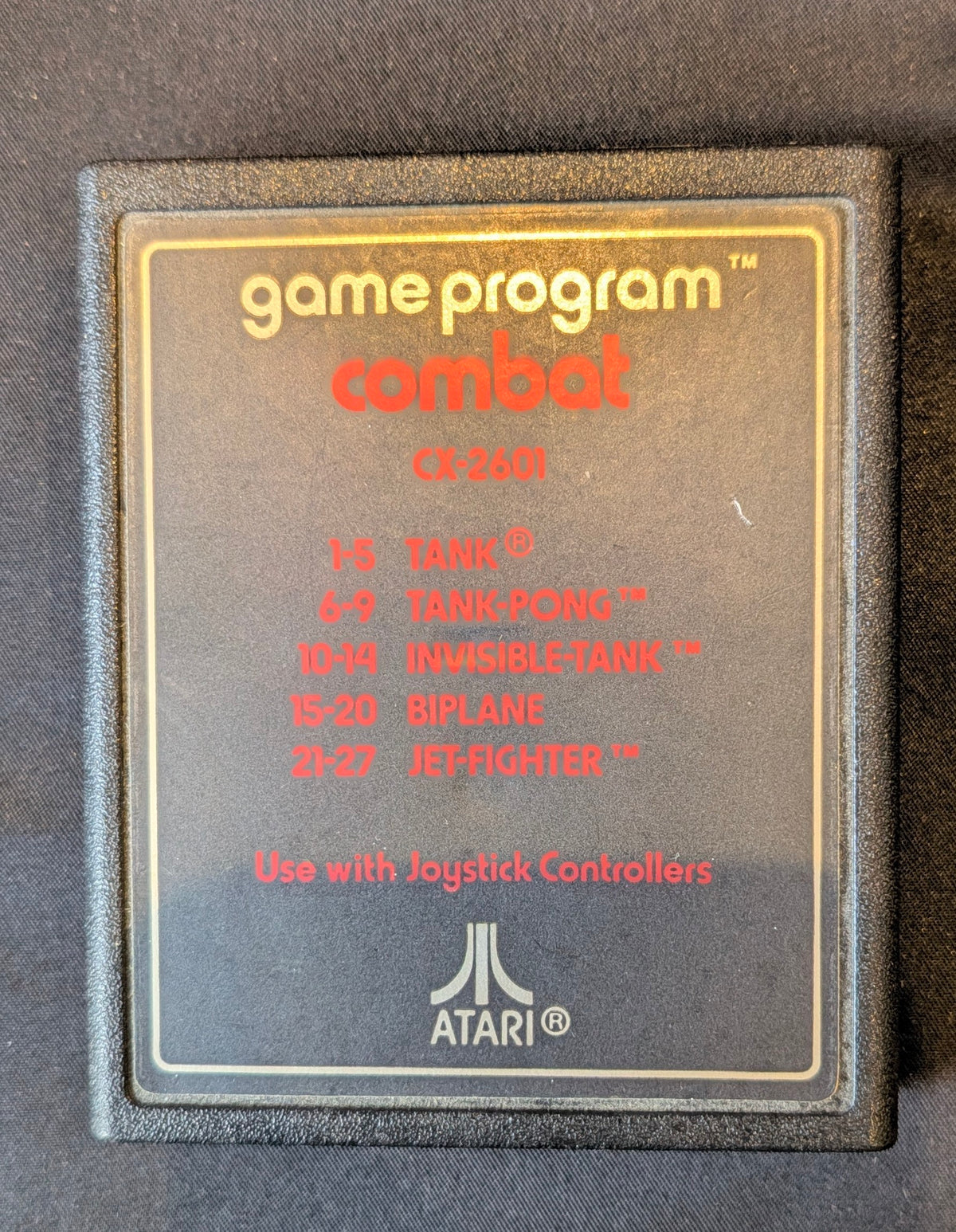 ATARI THE PROGRAM COMBAT
