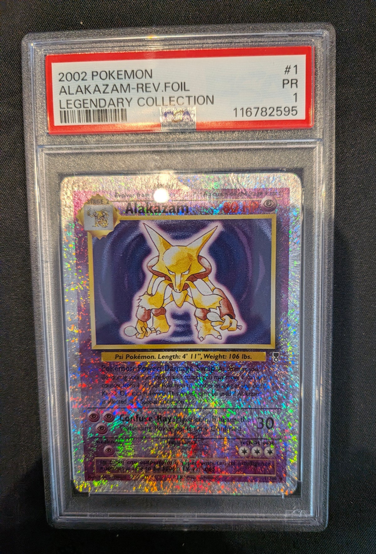 POKEMON 1/110 ALAKAZAM PSA 1