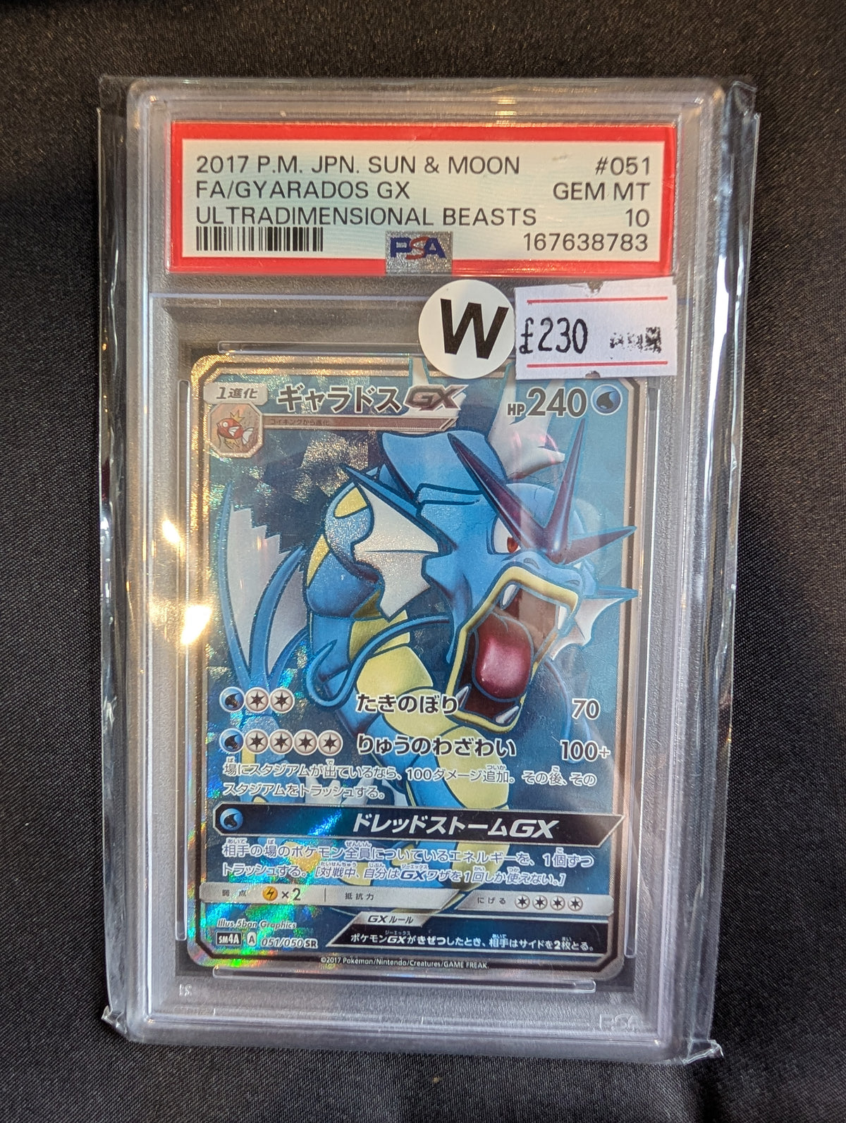 POKEMON 051/050 GYARADOS PSA 10