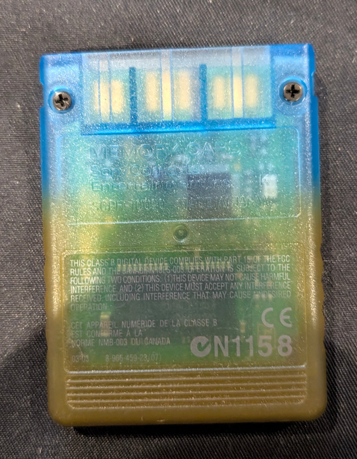 PLAYSTATION 8MG MEMORY CARD