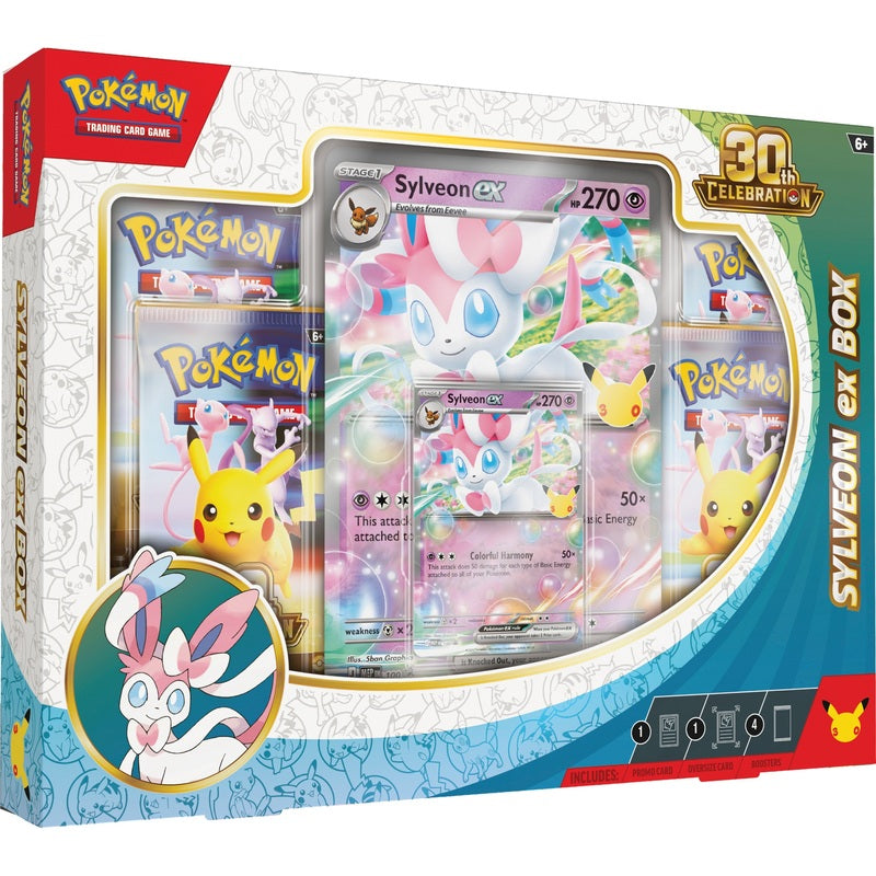 POKEMON 30TH ANNIVERSARY SYLVEON EX BOX