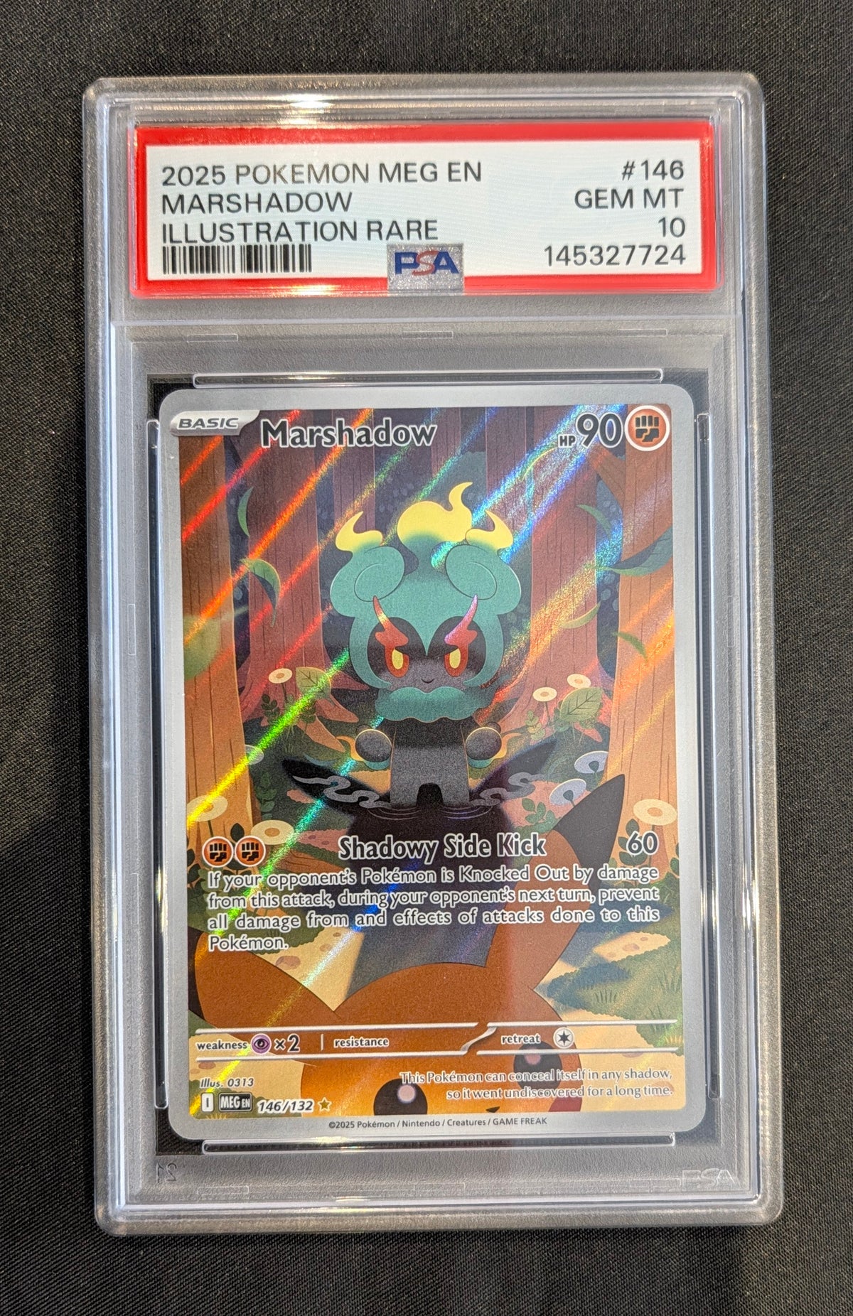 POKEMON 146/132 MARSHADOW PSA 10