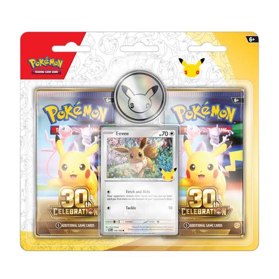 POKEMON 30TH ANNIVERSARY DOUBLE BLISTER