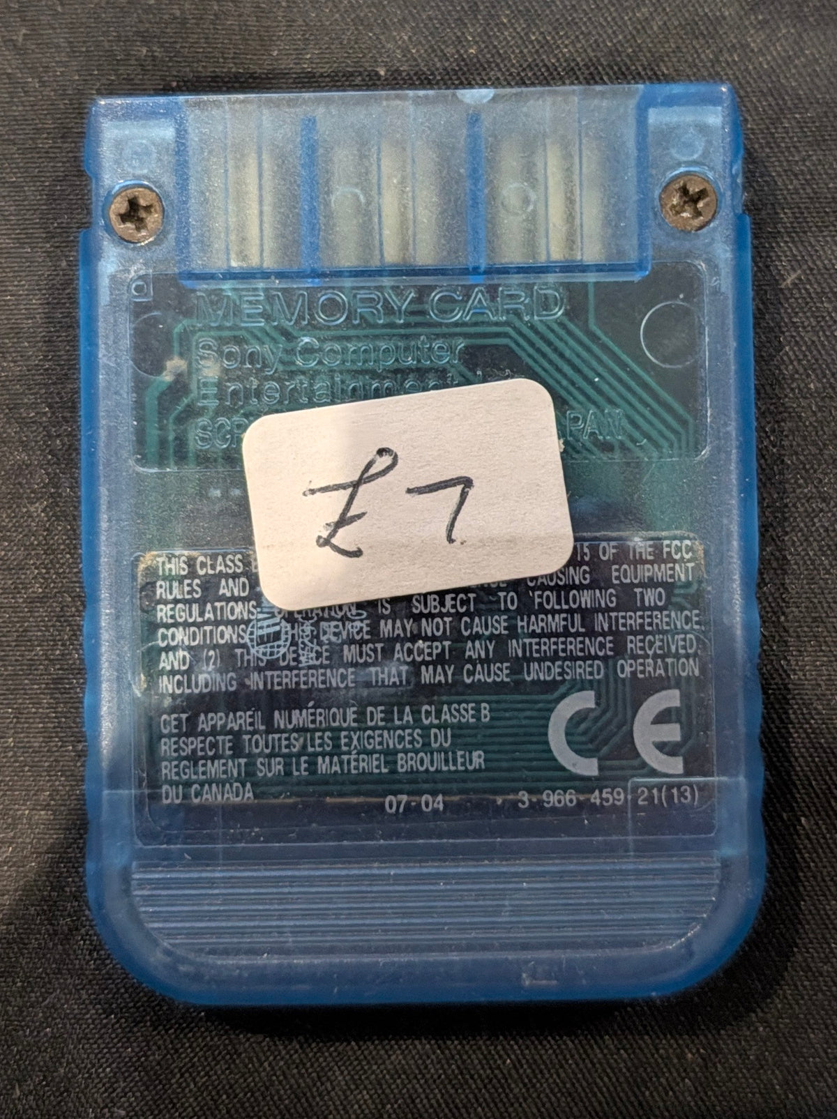 PLAYSTATION MEMORY CARD