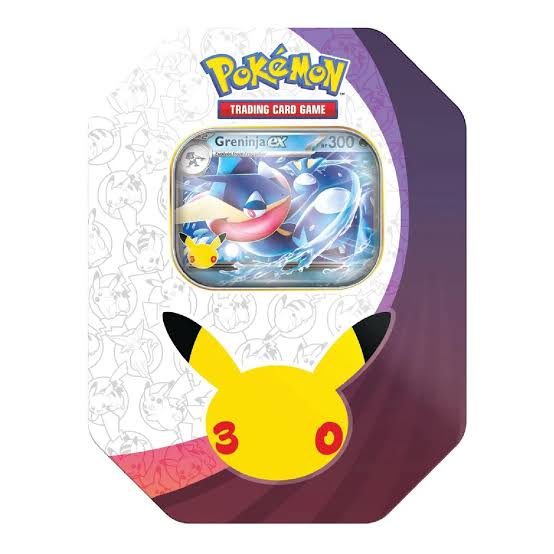 POKEMON 30TH ANNIVERSARY GRENINJA TINS