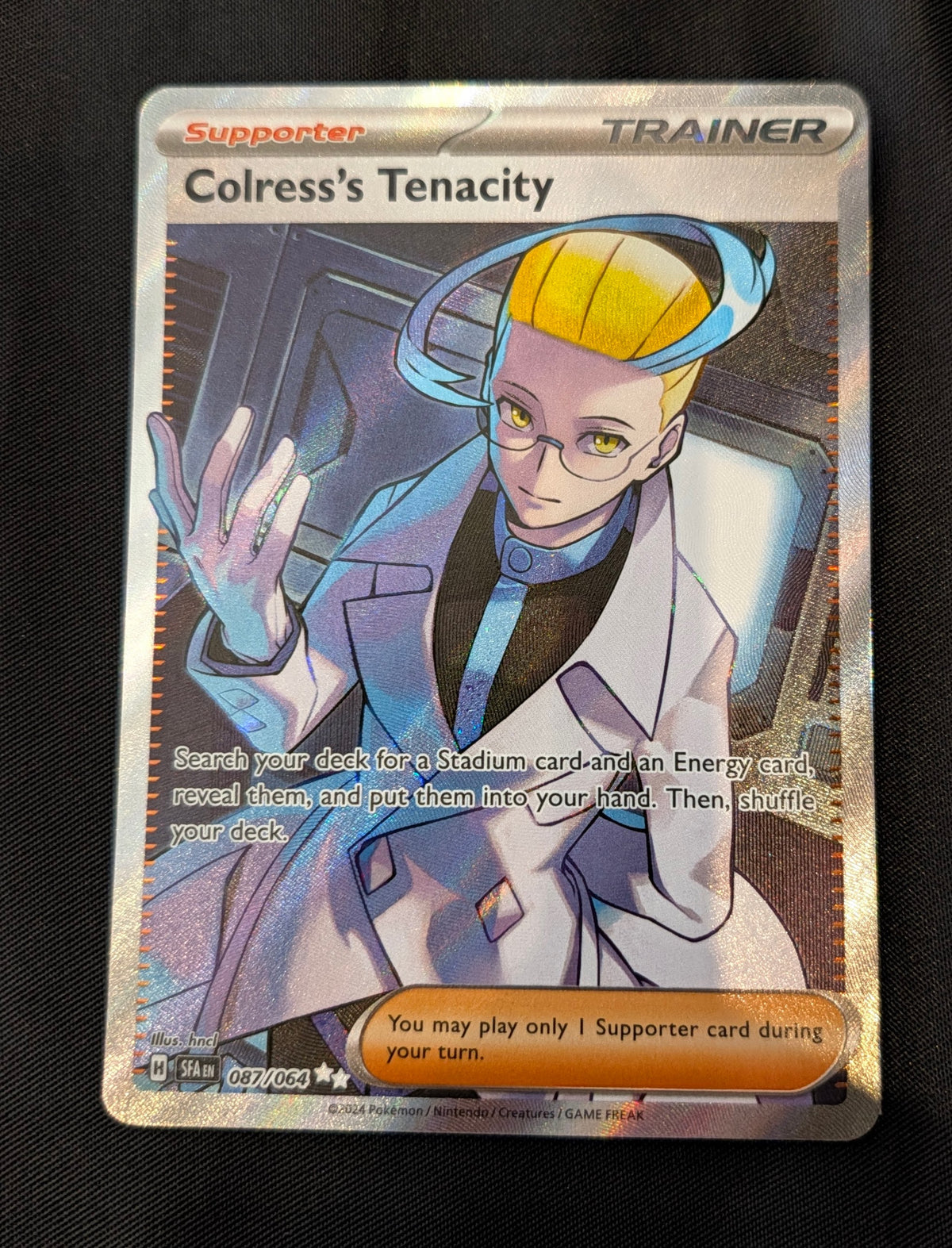 POKEMON SINGLES 087/064 COLRESS'S TENACITY ENGLISH
