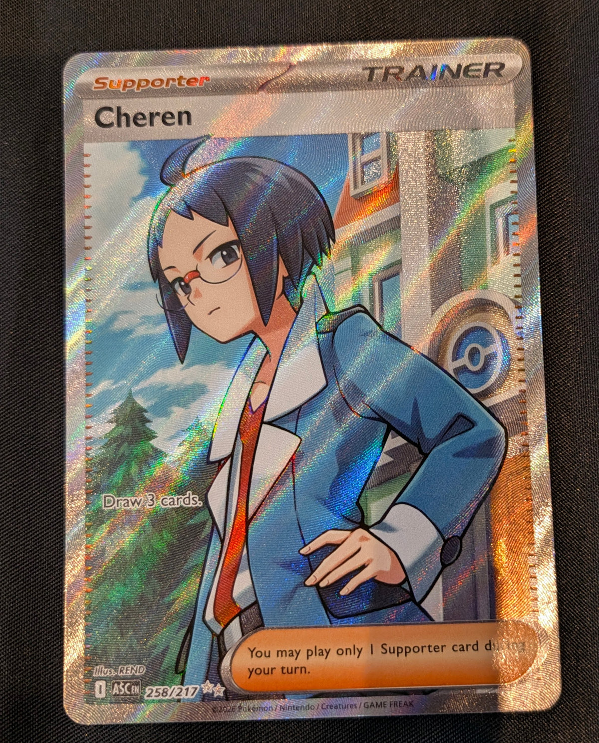 POKEMON SINGLES 258/217 CHEREN ENGLISH