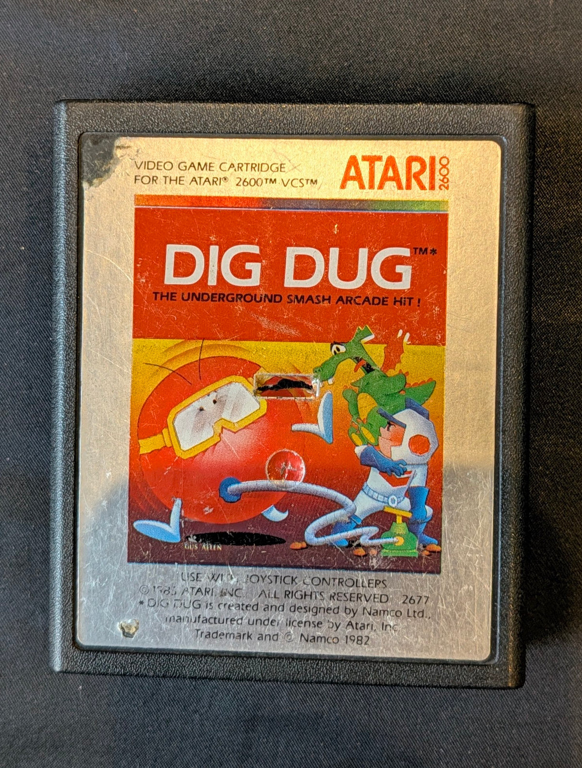 ATARI 2600 DIG DUG