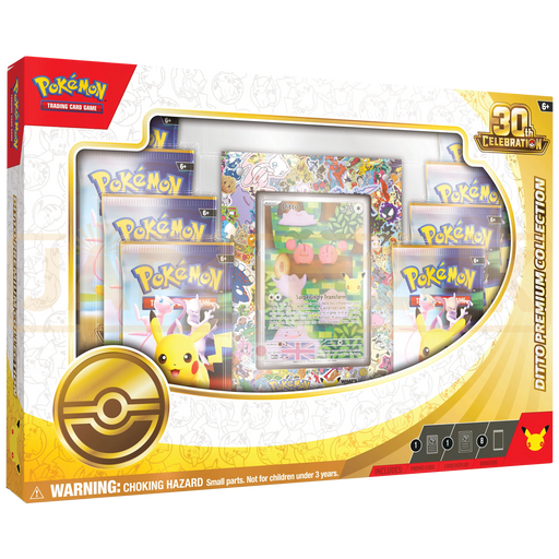 POKEMON 30TH ANNIVERSARY DITTO PREMIUM COLLECTION BOX