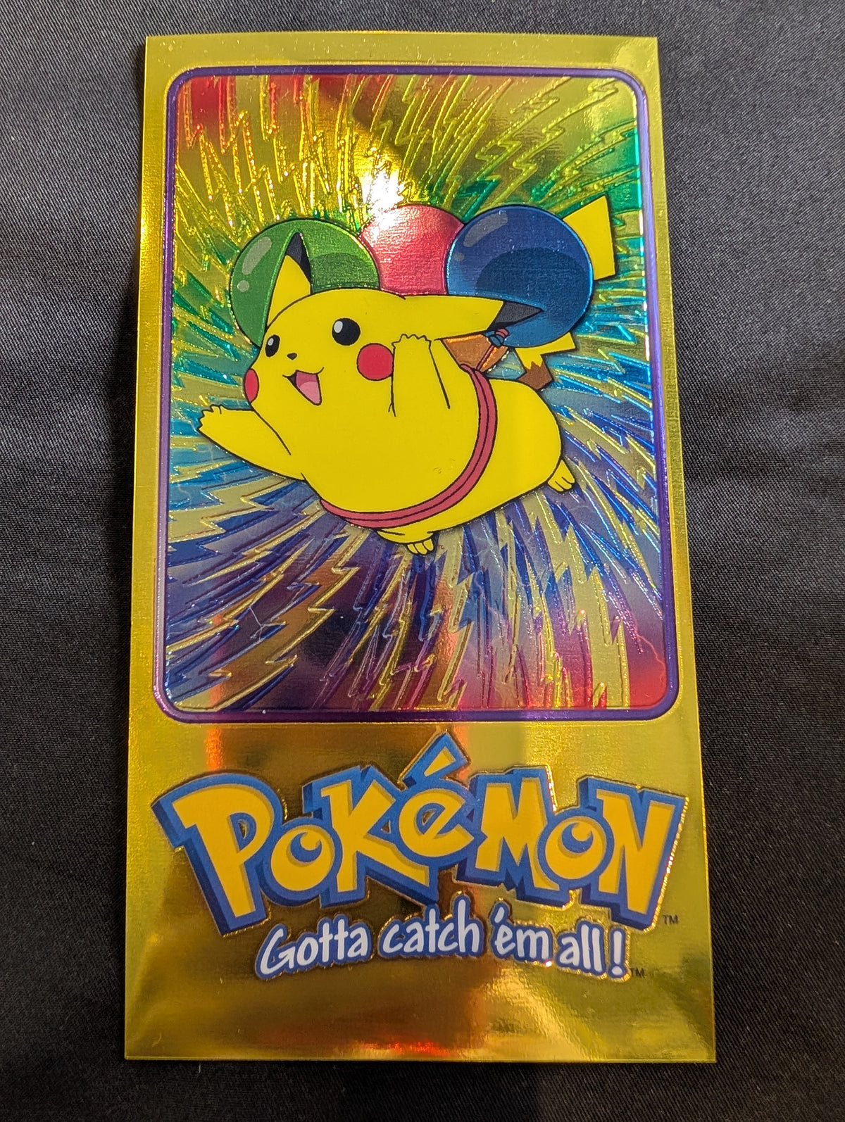 POKEMON TOPPS TV SERIES 2 COMPLETE JUMBO BOX TOPPER SET 5/5 HOLO FOIL OVERSIZED