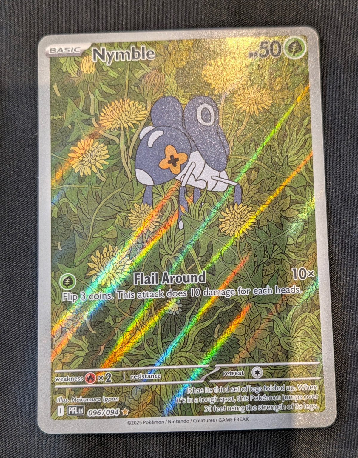 POKEMON SINGLES 096/094 NYMBLE ENGLISH