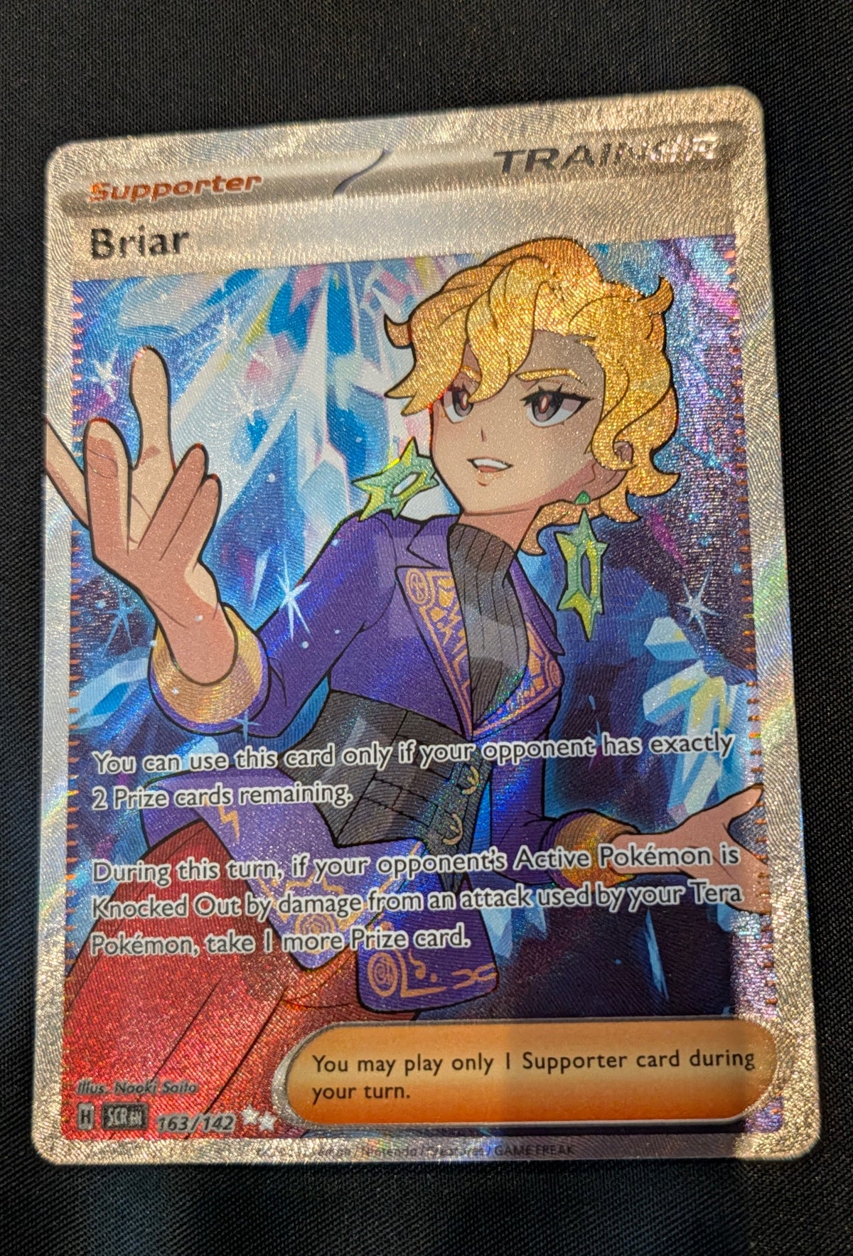 POKEMON SINGLES 163/142 BRIAR ENGLISH