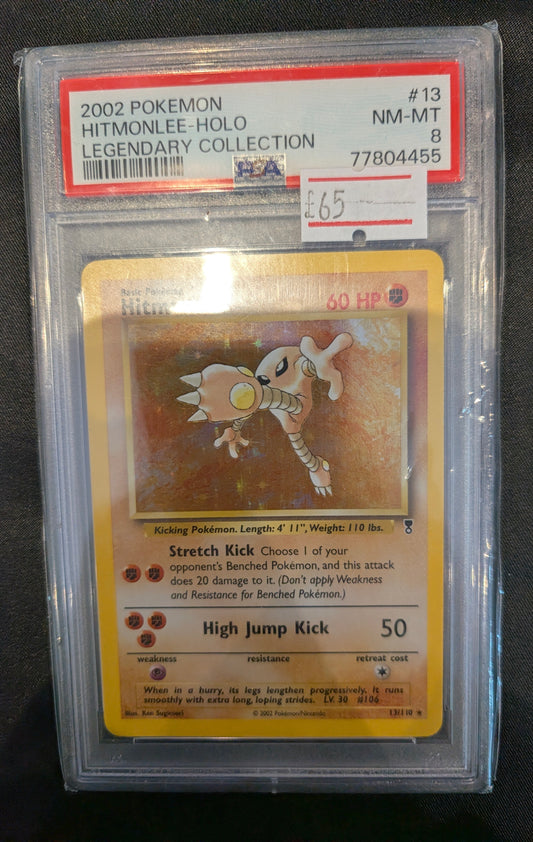 POKEMON 13/110 HITMONLEE PSA 8