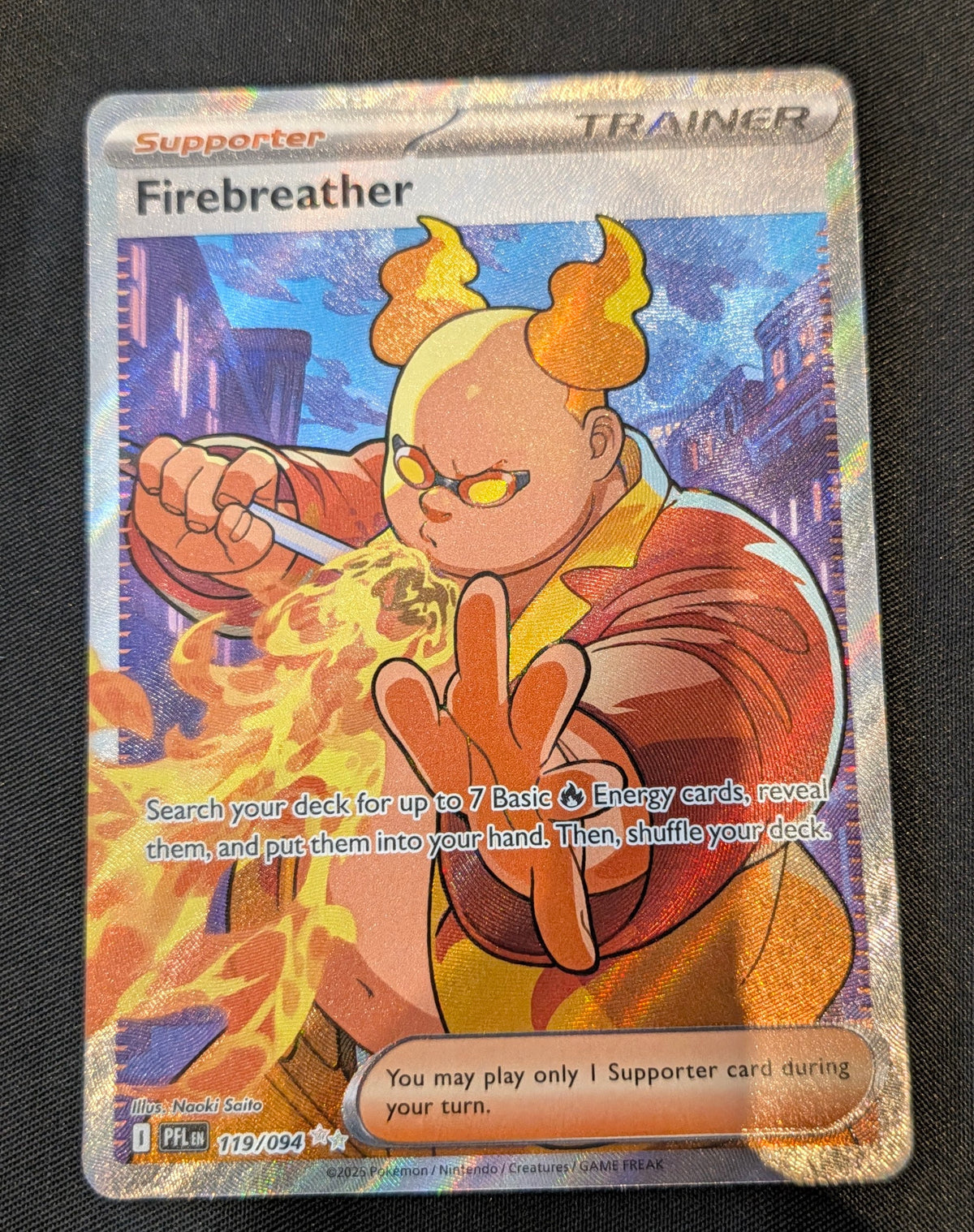 POKEMON SINGLES 119/094 FIREBREATHER ENGLISH