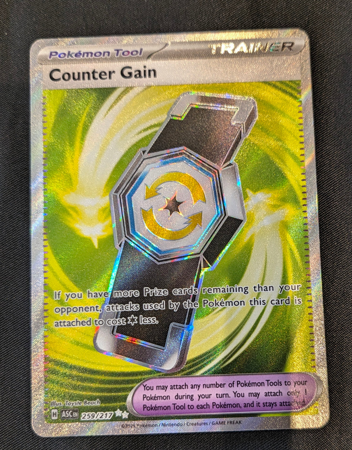 POKEMON SINGLES 259/217 COUNTER GAIN ENGLISH