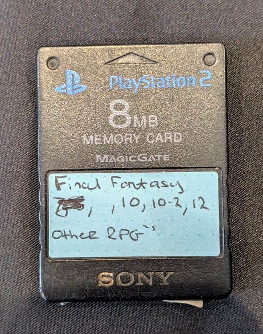 PLAYSTATION 8MB MEMORY CARD