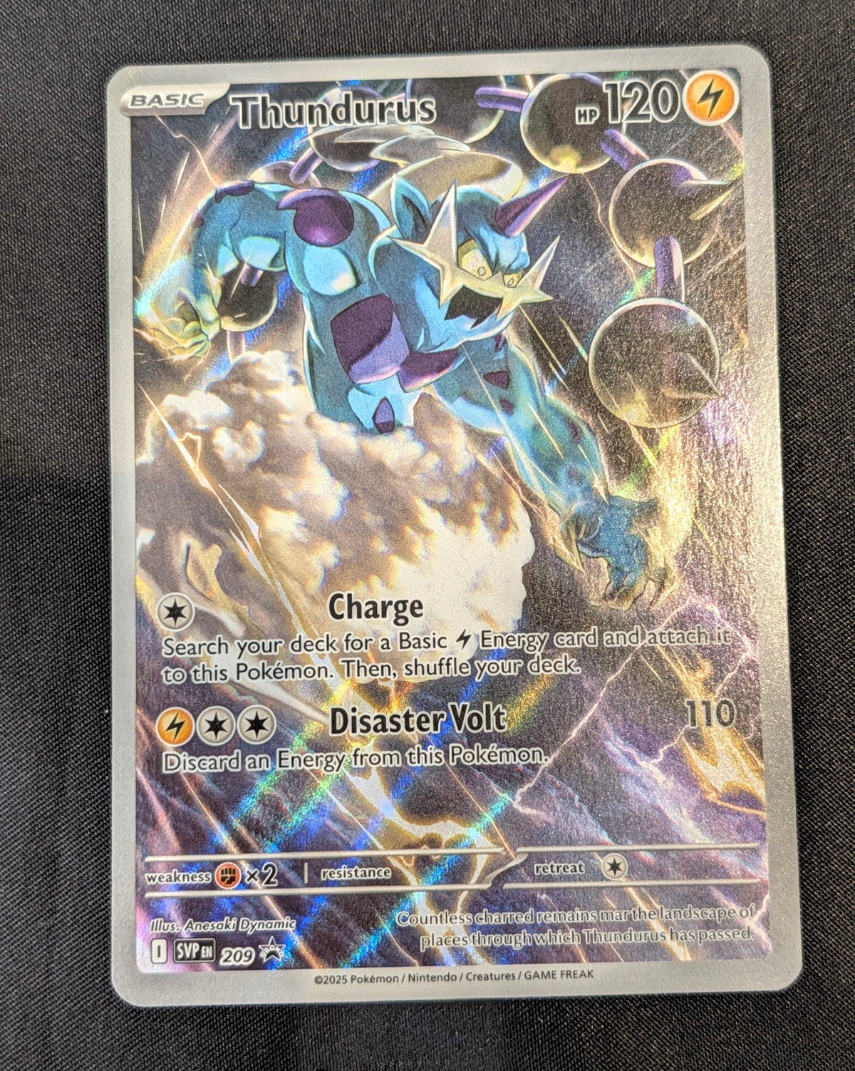 POKEMON SINGLES SVP209 THUNDURUS ENGLISH