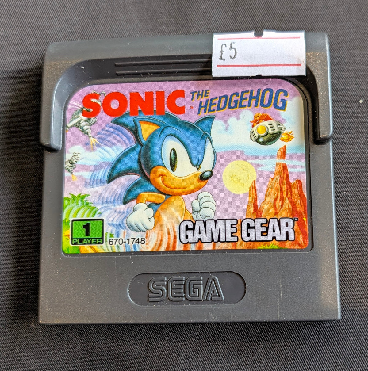 SEGA GAME SONIC THE HEDGEHOG GAMEGEAR