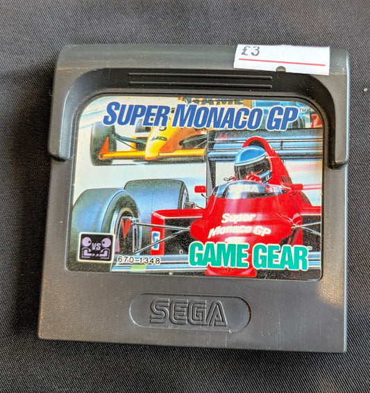 SEGA GAME SUPER MONACO GP GAMEGEAR