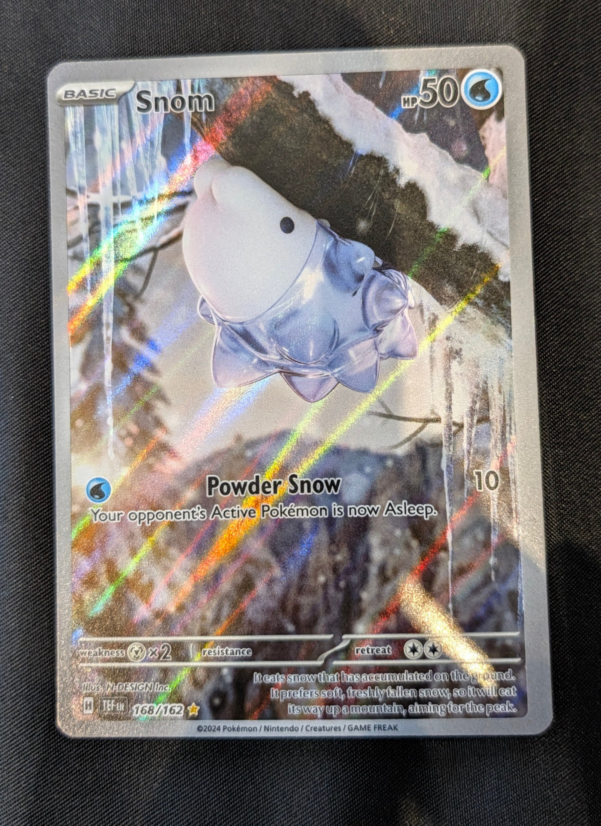 POKEMON SINGLES 168/162 SNOM ENGLISH