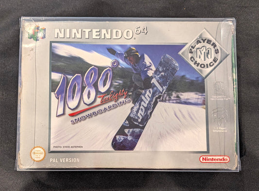 NINTENDO 64 1080 SNOWBOARDING PLATINUM EDITION