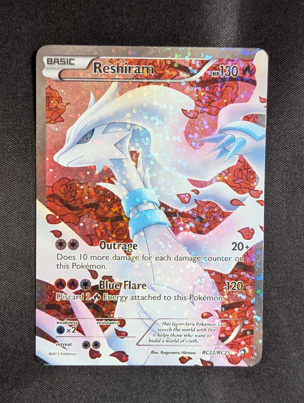 POKEMON RESHIRAM RC22/RC25 LP