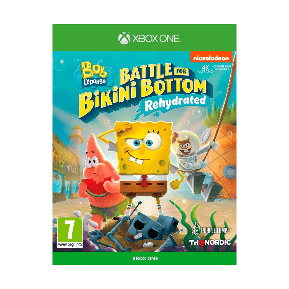 XBOX ONE GAME SPONGEBOB SQUAREPANTS BATTLE FOR BIKINI BOTTOM REHYDRATED SEALED