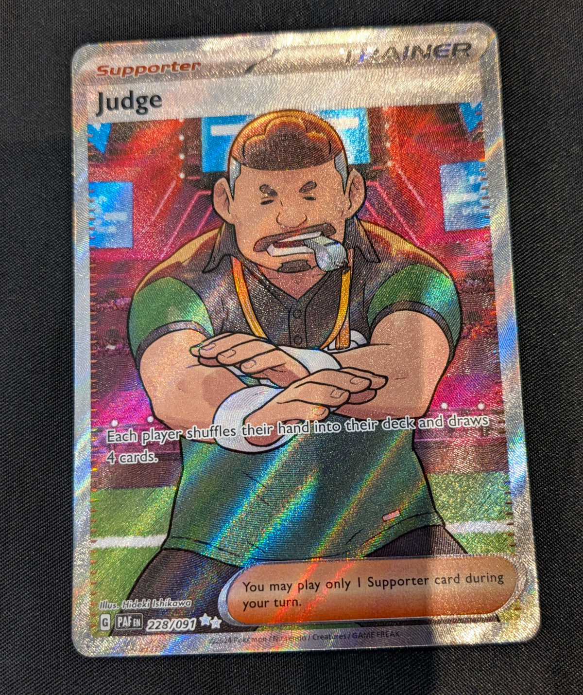 POKEMON SINGLES 228/091 JUDGE ENGLISH