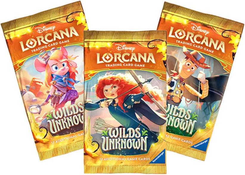 DISNEY LORCANA WILDS UNKNOWN BOOSTER PACK