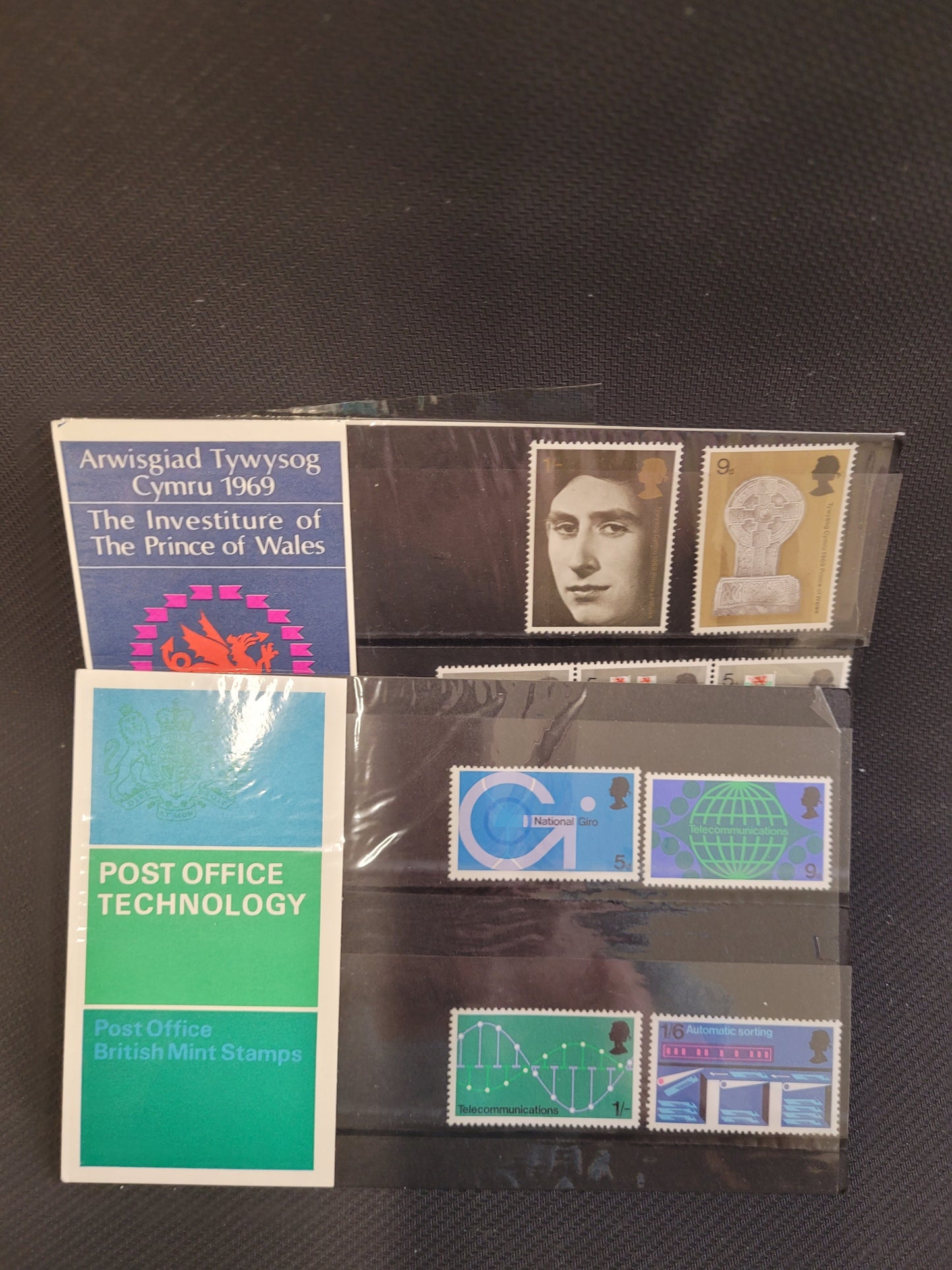 1969 British Mint Stamps collection - Presentation packs