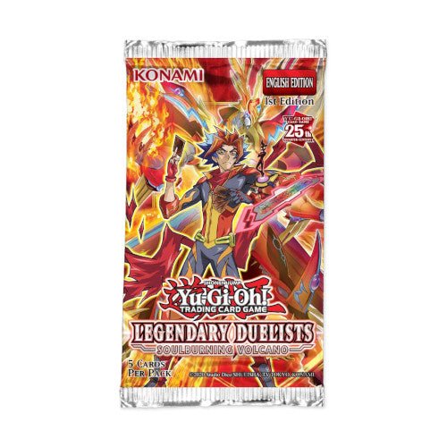 YU-GI OH! LEGENDARY DUELISTS SOUBURNING VOLCANO PACKS